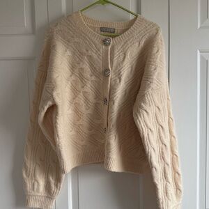 J. Crew Wool Cardigan Sz M